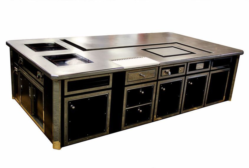 Cocina Profesional Maestro BONNET negra Cocina Maestro Bonnet profesional negra