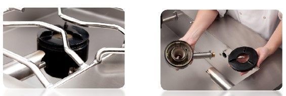 Limpieza de fuegos abiertos cocina modular Bonnet