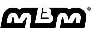 capó con logotipo Logotipo de MBM