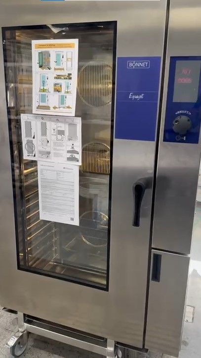 Proyecto cocina Nuestra Señora de la Vega horno combinado Equajet Bonnet