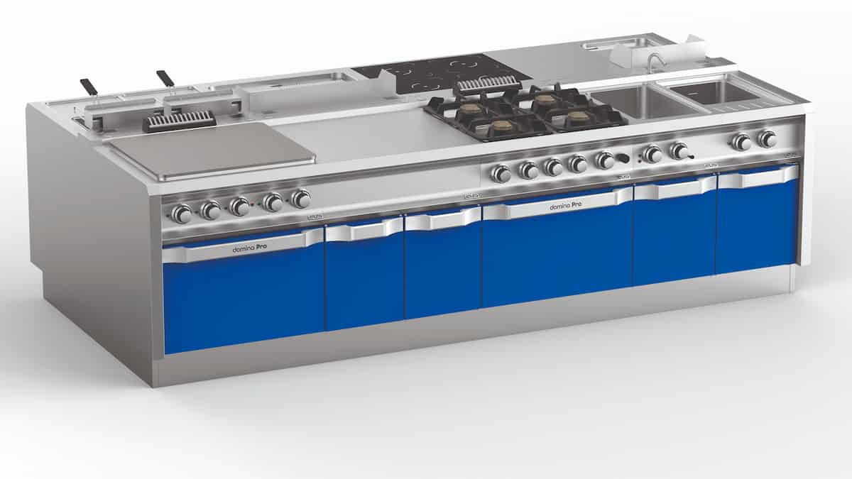 Equipamiento de cocina industrial MBM con excelente relación calidad-precio y robustez para hostelería